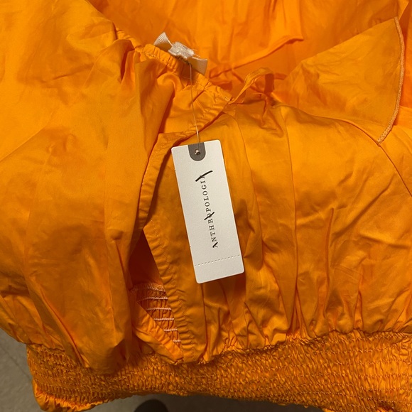 Anthropology Dress New orange dress size XS - Picture 4 of 4